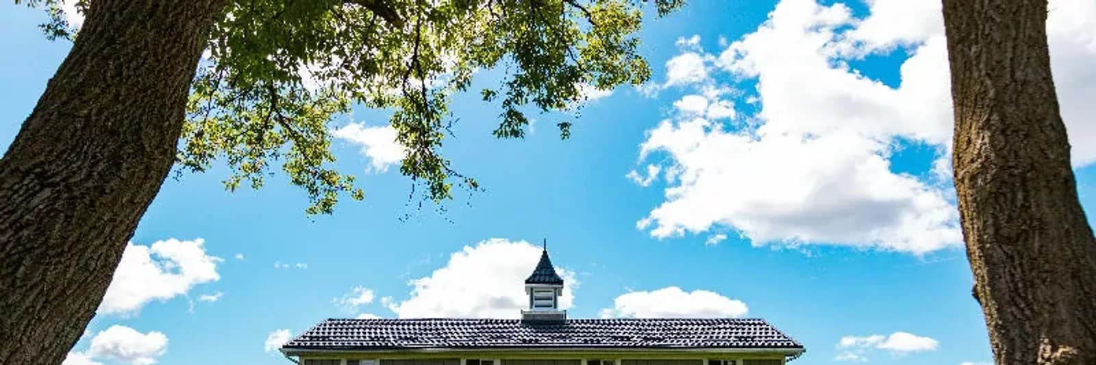 A metal roof on an Ontario agricultural building