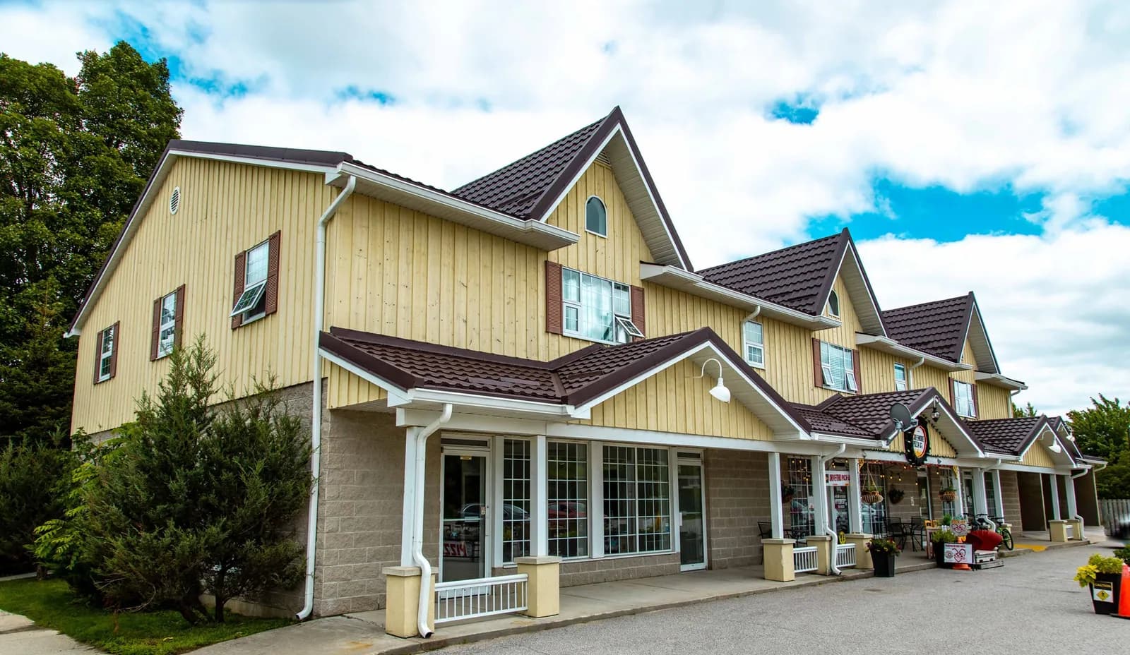 A completed Tremblant metal roof