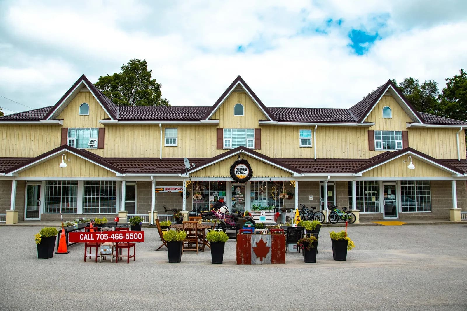 A completed Tremblant metal roof
