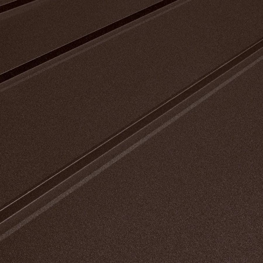 Standing Seam in Mocha Brown, RAL 8019