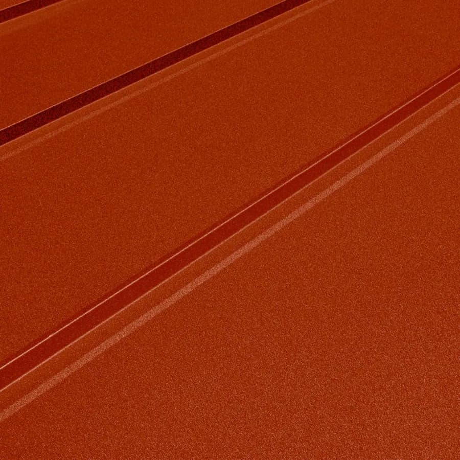Standing Seam in Red, RAL 3009