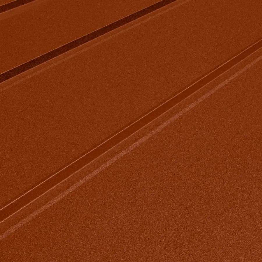 Standing Seam in Terra Cotta, RAL 8004