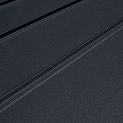 standing seam metal panel - black