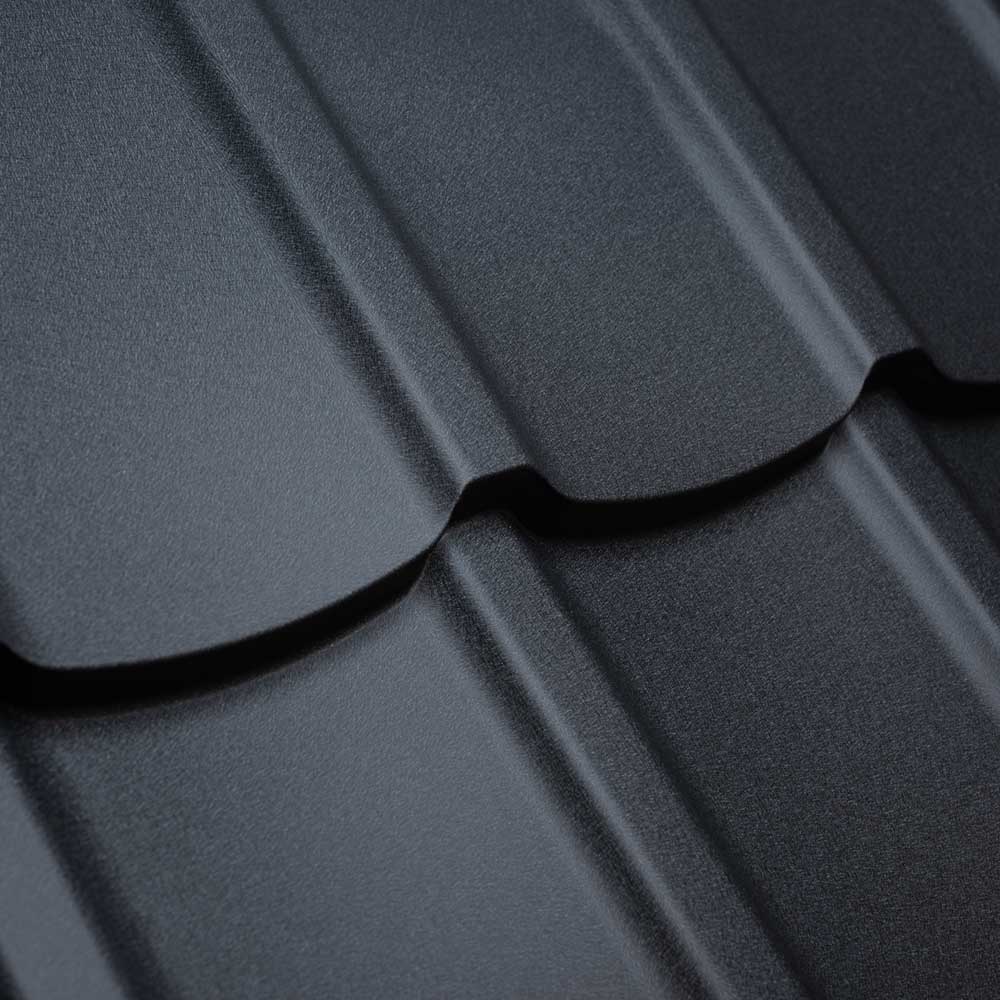 Whistler roofing metal panel - black