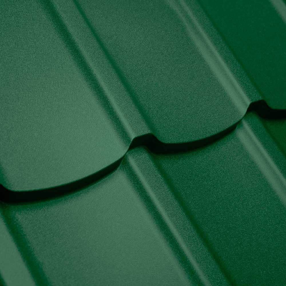 Whistler roofing metal panel - green