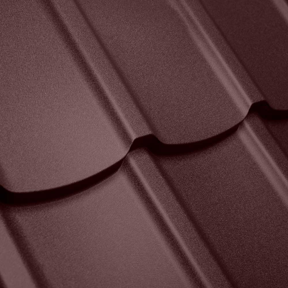 Whistler roofing metal panel - mocha brown