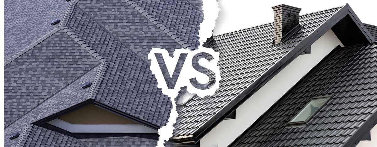 asphalt shingles vs metal roof